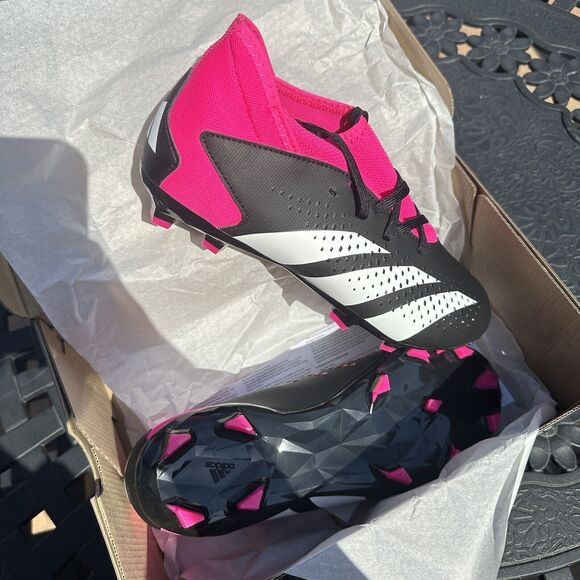 Adidas Predator Accuracy.3 FG Kid's Soccer Cleats Shoes Black GW4609 - Picture 15 of 15